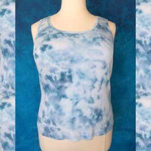 Blue Tie Dye Tank Top Final Price